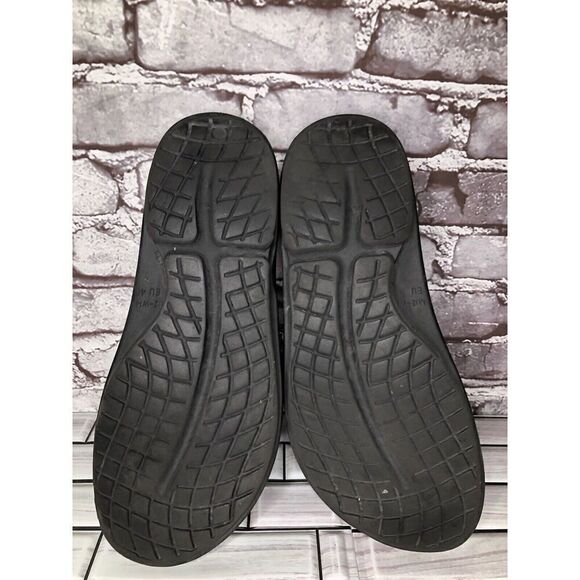 Oofos OOriginal Thong Unisex Black White Thong Foam Lightweight Sandals Men 45EU main image 6